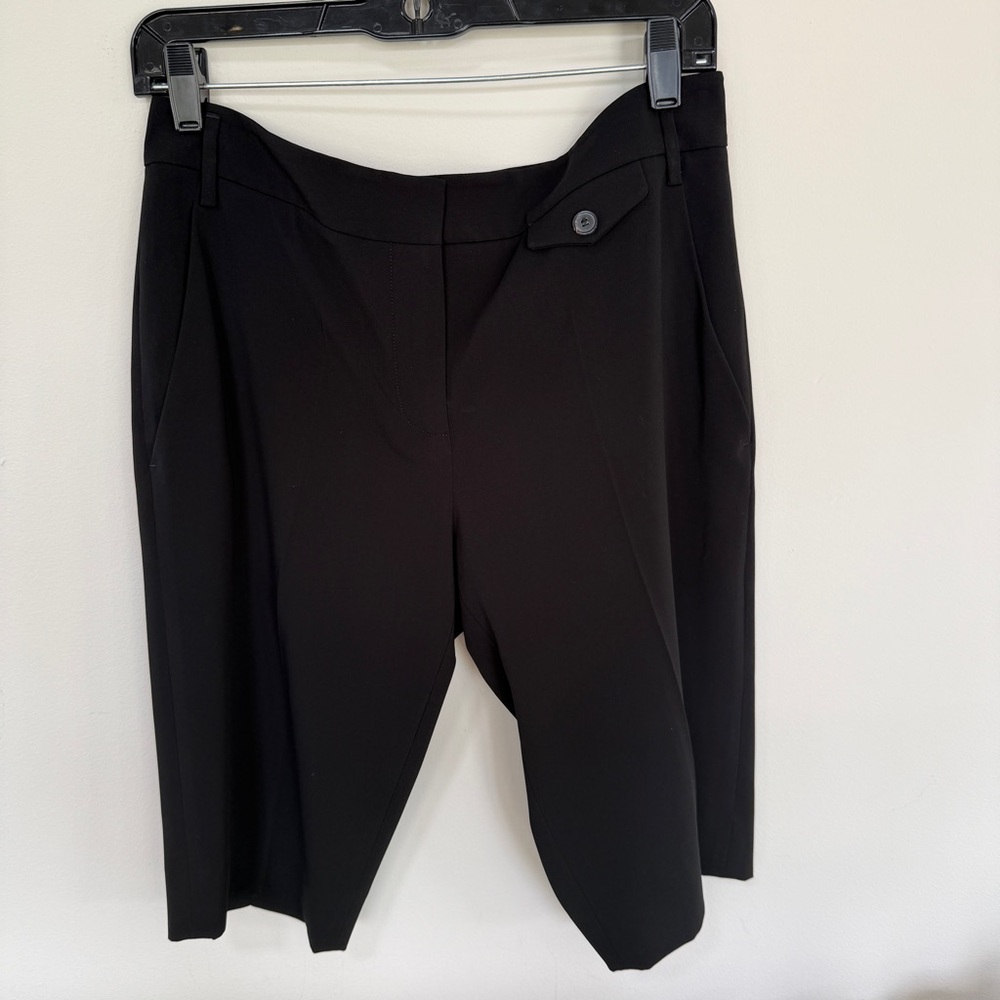 Piazza Sempione NWT Women’s Black Tailored Bermudian Shorts Size IT 42/US 6